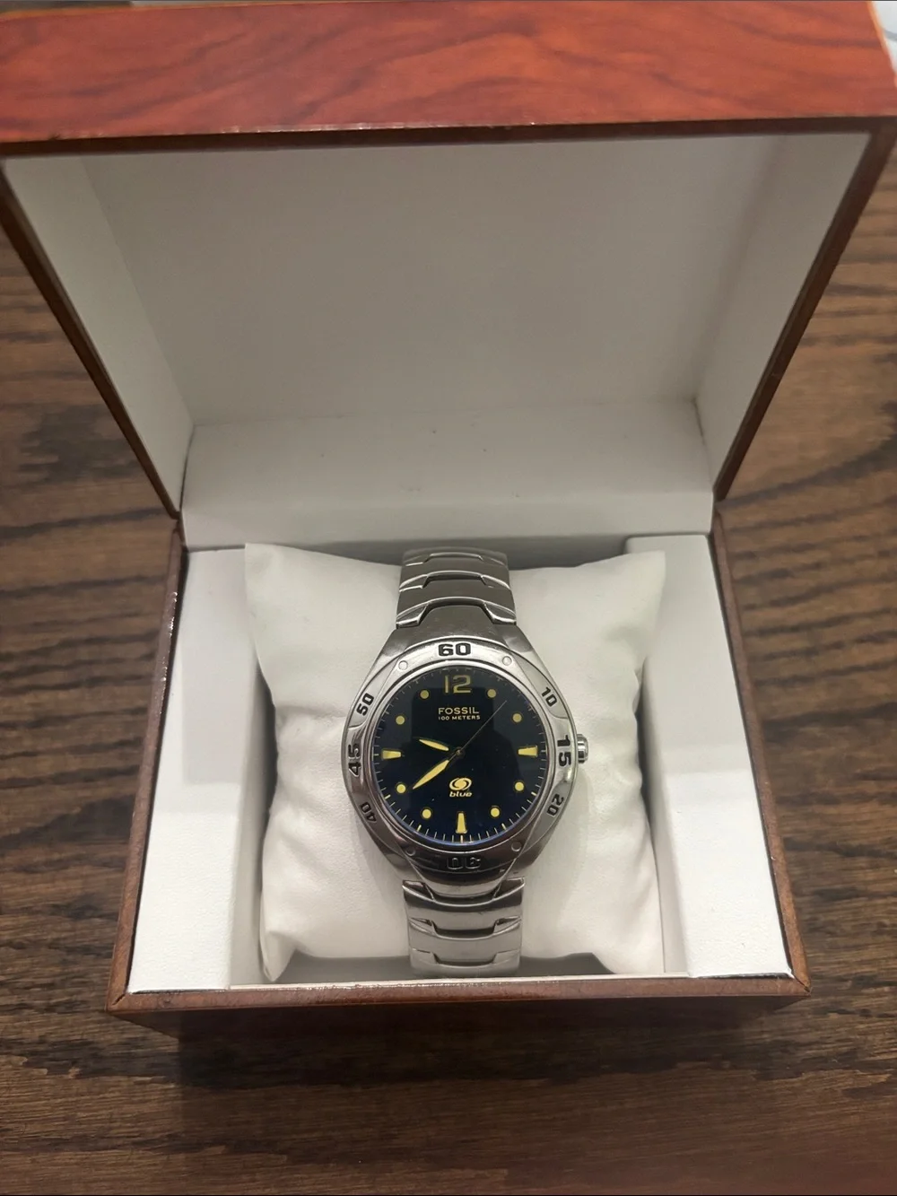 Fossil Blue Men’s Stainless Steel Watch